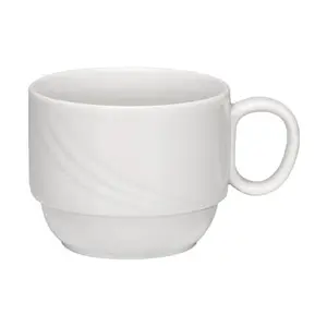 Spezialobere stapelbar K/18 Donna Form 1298 weiss Bauscher