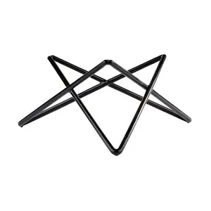 Buffetständer Ø 26 cm H.10,5 cm Metall schwarz ummantelt Prisma Assheuer & Pott