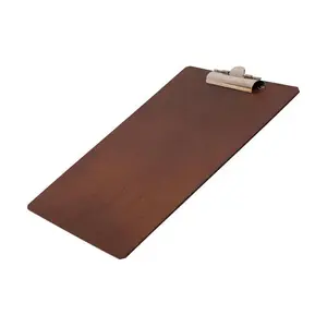 Klemmbrett f. Tageskarte A4 32x22x0,3 cm Birke dunkel 