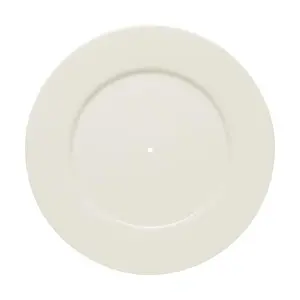 Etageren-Teller flach Fahne 22 cm Purity weiss            - MU - Bauscher