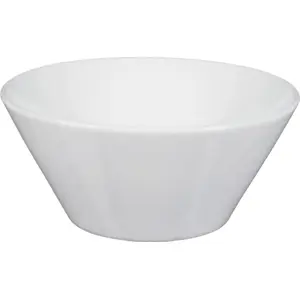 Salatschale 16cm Conica Uni Saturnia Porzellan weiss 