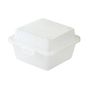 Behälter für Burger 12 x 13 x 8 cm Eco-Takeouts weiß Contacto