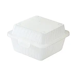 Behälter für Burger 12 x 13 x 8 cm Eco-Takeouts weiß Contacto