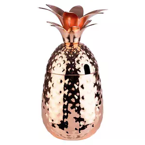 Becher Pineapple Kupfer Look Ø 9 cm H: 19 cm Assheuer & Pott