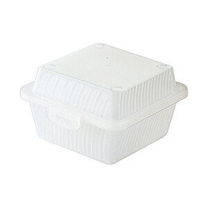 Behälter für Burger 12 x 13 x 8 cm Eco-Takeouts weiß Contacto