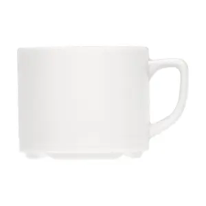 Becher 0.30 Porzellan weiss Bauscher