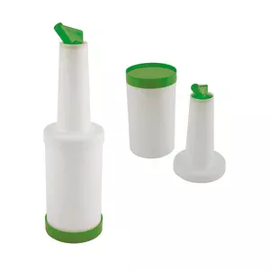 Dosier-/ Vorratsflasche grün 9 cm H: 33 cm 1 Liter Assheuer & Pott