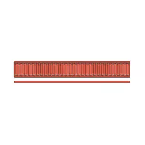 Reliefmatte 60x8cm Platten Contacto