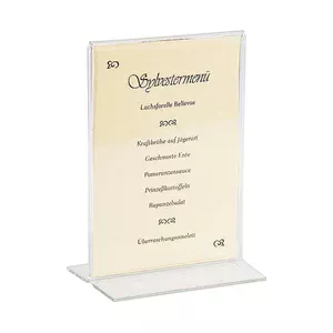 Acryl Kartenhalter 21x15cm A5 Contacto