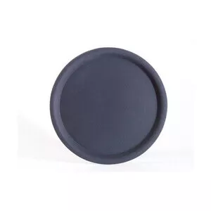 Serviertablett rund 43 cm schwarz Assheuer & Pott