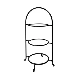 Telleretagere schwarz 47 cm für Teller 17,5 cm - 23 cm Contacto