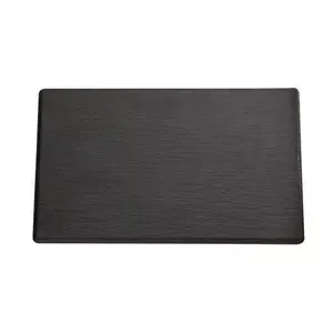 Tablett Slate GN 1/2 Melamin schwarz Schieferoptik 32,5x26,5x1,2 cm Assheuer & Pott