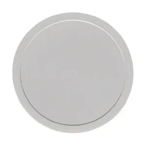 Deckel grau schwapps. flach Ø109 Kunststoff-Deckel Bauscher