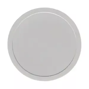 Deckel grau schwapps. flach Ø109 Kunststoff-Deckel Bauscher