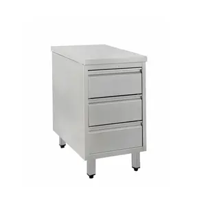 Schubladenschrank 480x700x850mm,  ohne Aufkantung Cookmax orange