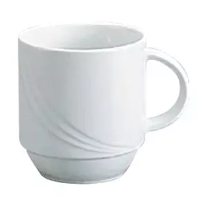 Kaffeebecher mit Henkel 0,28 l Donna Form 1298 weiss Bauscher