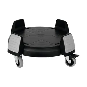 Rollwagen grau f. Abfalleimer 861096861097 Cookmax black