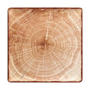 Teller quadratisch 30,2cm Fusion Woodart bauholzbraun RAK