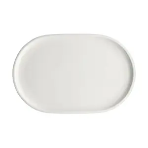 Platte coup oval 23 x 16 cm Shiro weiss Schönwald