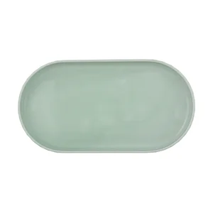 Platte oval SEA 32x17cm Edge weiß Bauscher