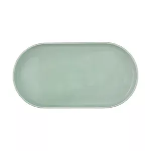Platte oval SEA 32x17cm Edge weiß Bauscher