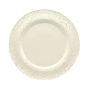 Teller flach 29cm Fahne Generation 934 weiss Struktur Schönwald