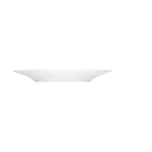 Teller flach 24cm steile Fahne  5714/24 Mozart weiss Bauscher