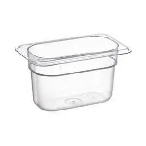 Behälter  KU GN 1/9-100 10,8 x 17,6 x 10 cm Polycarbonat Cookmax black