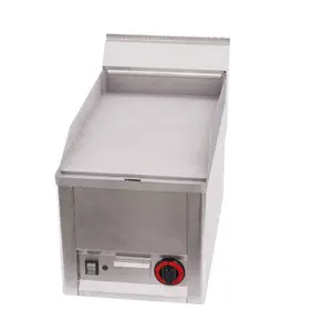 Elektro-Grillplatte glatt  330x600x290mm   230V / 3,0kW Cookmax black