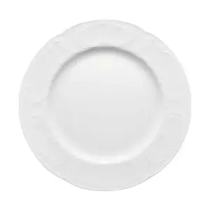 Teller flach 25cm               5719/25 Mozart Weiss Bauscher