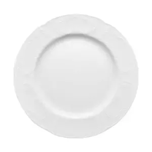 Teller flach 25cm               5719/25 Mozart Weiss Bauscher