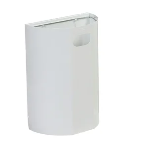 Abfalleimer zur Wandmontage 20 l weiss Cookmax black