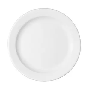 Teller flach 24cm Fahne          1150/24 B1100 Weiss Bauscher