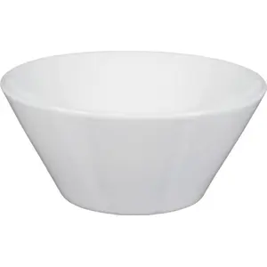 Salatschale 13cm Conica Uni Saturnia Porzellan weiss 