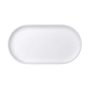 Platte oval 32x17cm Edge weiß Bauscher