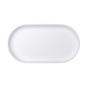 Platte oval 32x17cm Edge weiß Bauscher