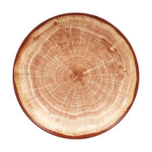Teller tief 26cm coup Fusion Woodart bauholzbraun RAK