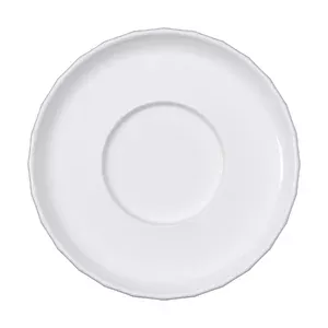 Kombi-Untertasse rund 16cm Edge weiß Bauscher