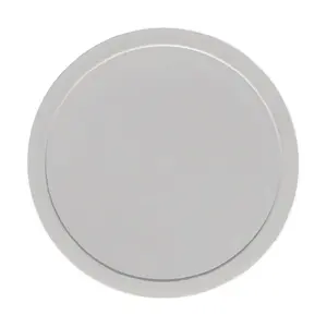 Deckel grau schwapps. flach Ø128 Kunststoff-Deckel Bauscher