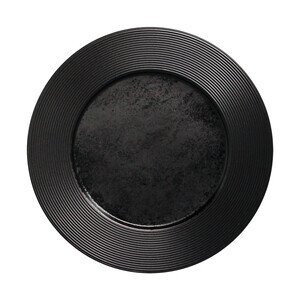 Teller Ø27cm Fusion Edge schwarz karbon RAK