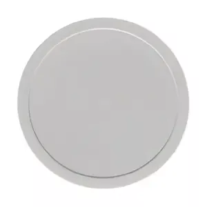 Deckel grau schwapps. flach Ø128 Kunststoff-Deckel Bauscher