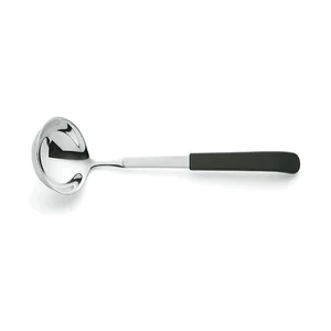 Vorleger 31 cm Griff schwarz Buffet 18/10 mit Sleever Amefa