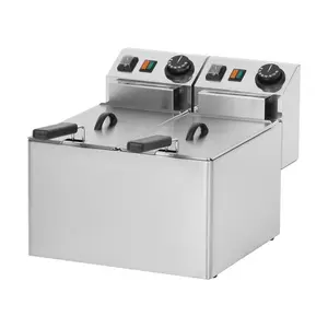 Fritteuse  2x4 Liter, 2 x 2,1 kW 230 V 