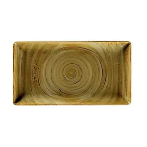 Teller rechteckig 33,5x18,1cm Rakstone Spot garnet RAK