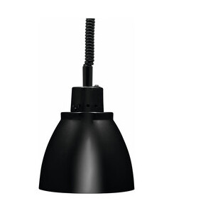 Wärmestrahler Ø 225 mm Schwarz Weisslicht Cookmax black