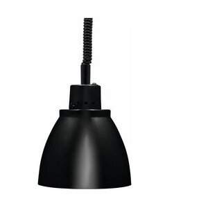 Wärmestrahler Ø 225 mm Schwarz Weisslicht Cookmax black