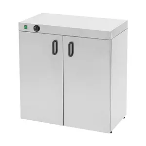 Tellerwärmeschrank für 120 Teller  80x46x87cm  230 V/1,5 kW Cookmax black