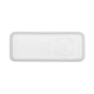 Setplatte mit 2 Spiegeln           9406 Porzellan weiss Bauscher