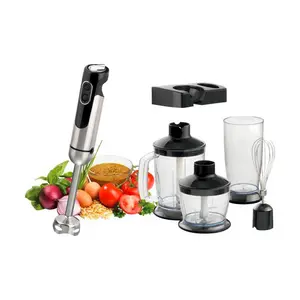 Stabmixer Set Edelstahl m. Zubehör Länge 20,7cm 