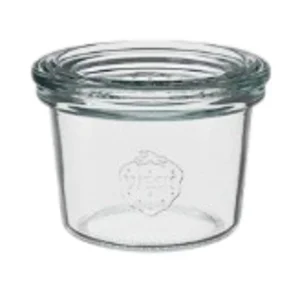Sturzglas 4er-Set 0,08 l braun Weck
